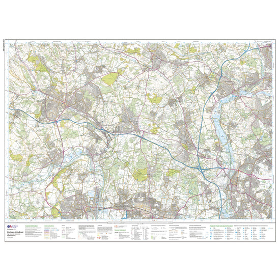 Explorer Active 172 Chiltern Hills East Map With Digital Version