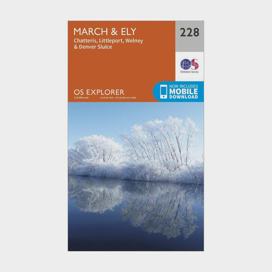 Explorer 228 March & Ely Map With Digital Version