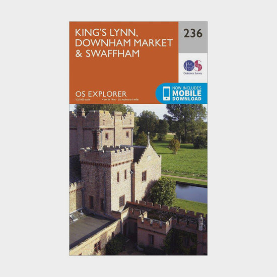 Explorer 236 King's Lynn, Downham Market & Swaffham Map With Digital Version