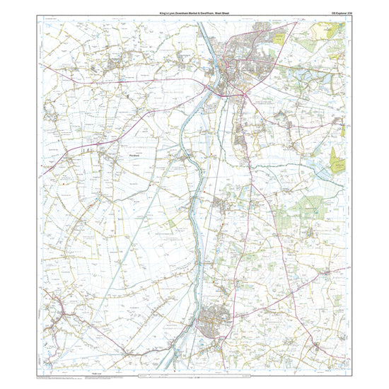 Explorer 236 King's Lynn, Downham Market & Swaffham Map With Digital Version