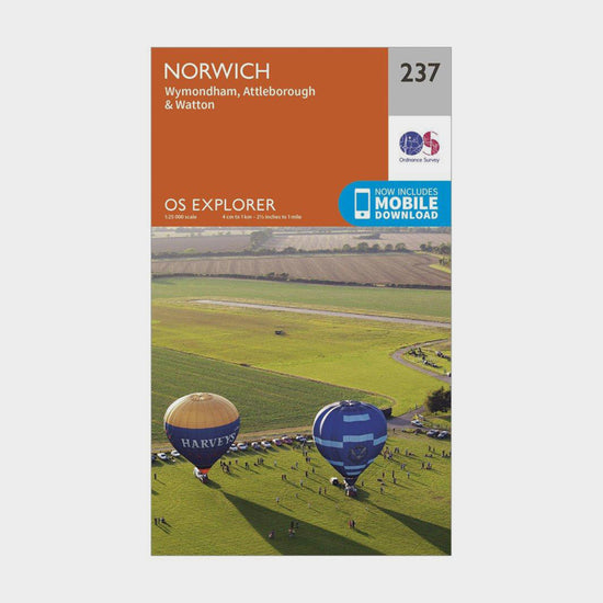 Explorer 237 Norwich Map With Digital Version