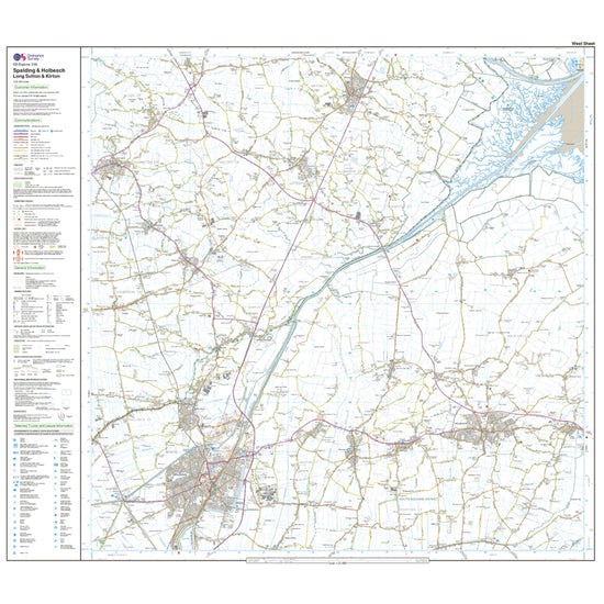 Explorer 249 Spalding & Holbeach Map With Digital Version