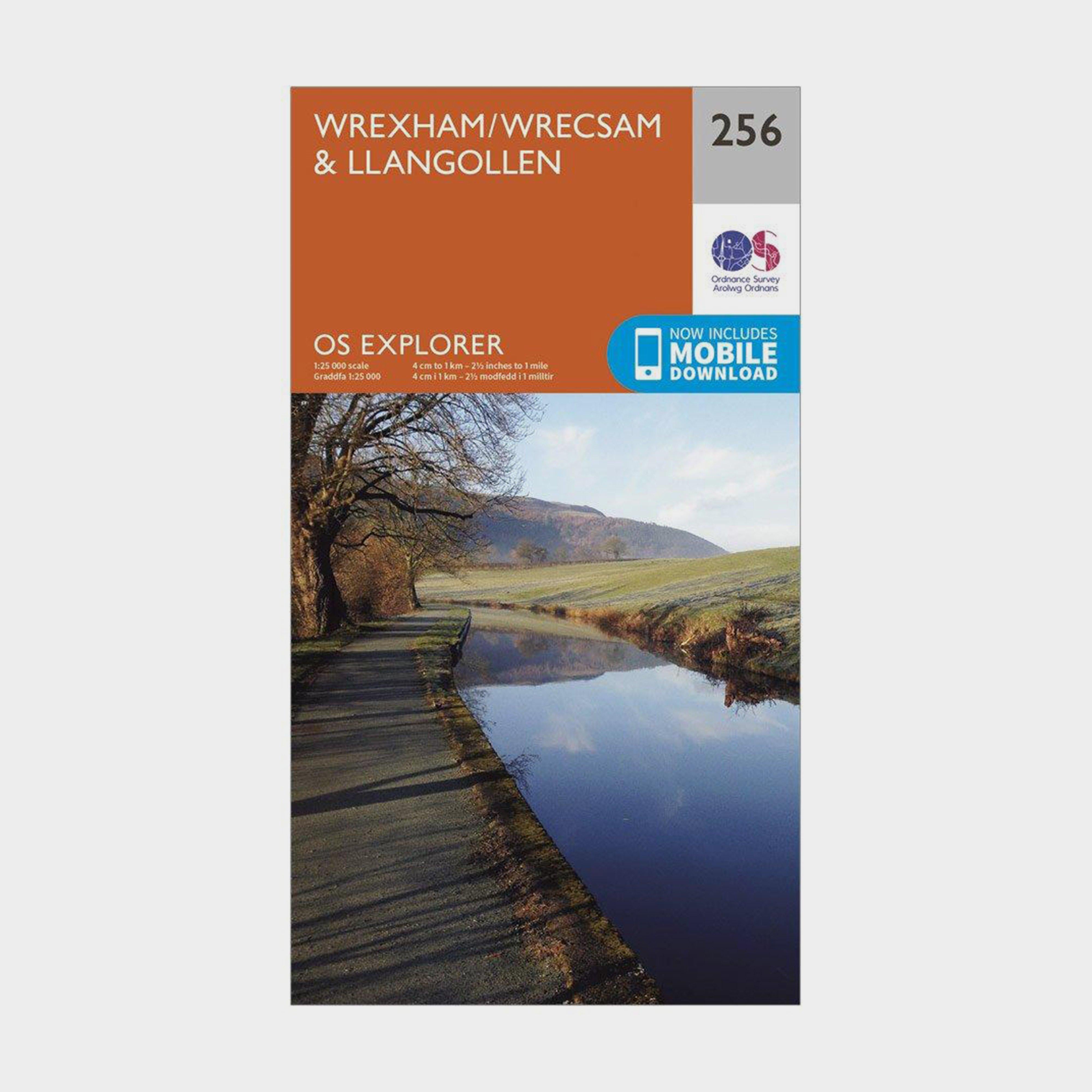 Explorer 256 Wrexham & Llangollen Map With Digital Version