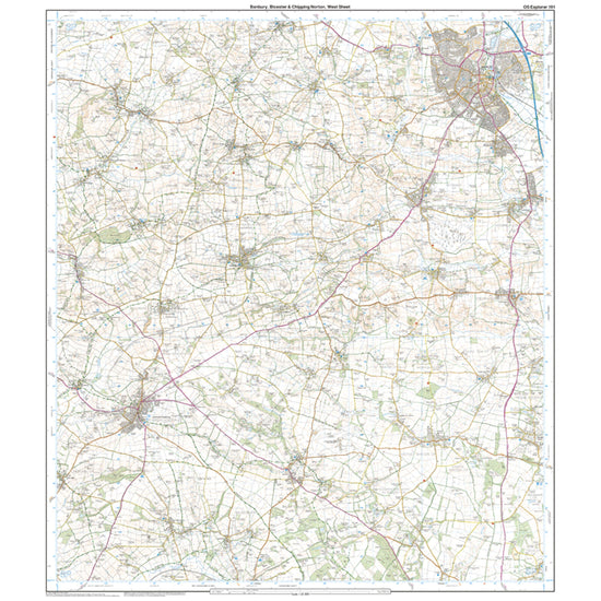 Explorer Active 191 Banbury, Bicester & Chipping Norton Map With Digital Version