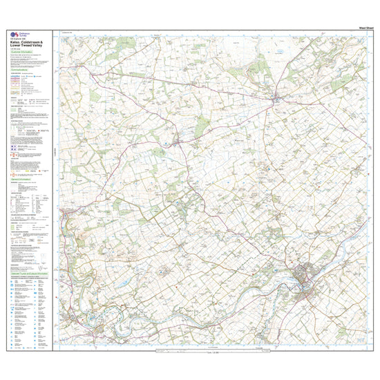 Explorer 339 Kelso, Coldstream & Lower Tweed Valley Map With Digital Version