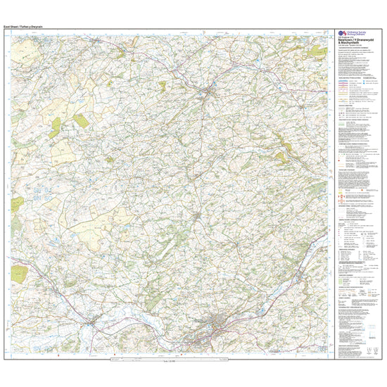 Explorer Active 215 Newton & Llanfair Caereinion Map With Digital Version
