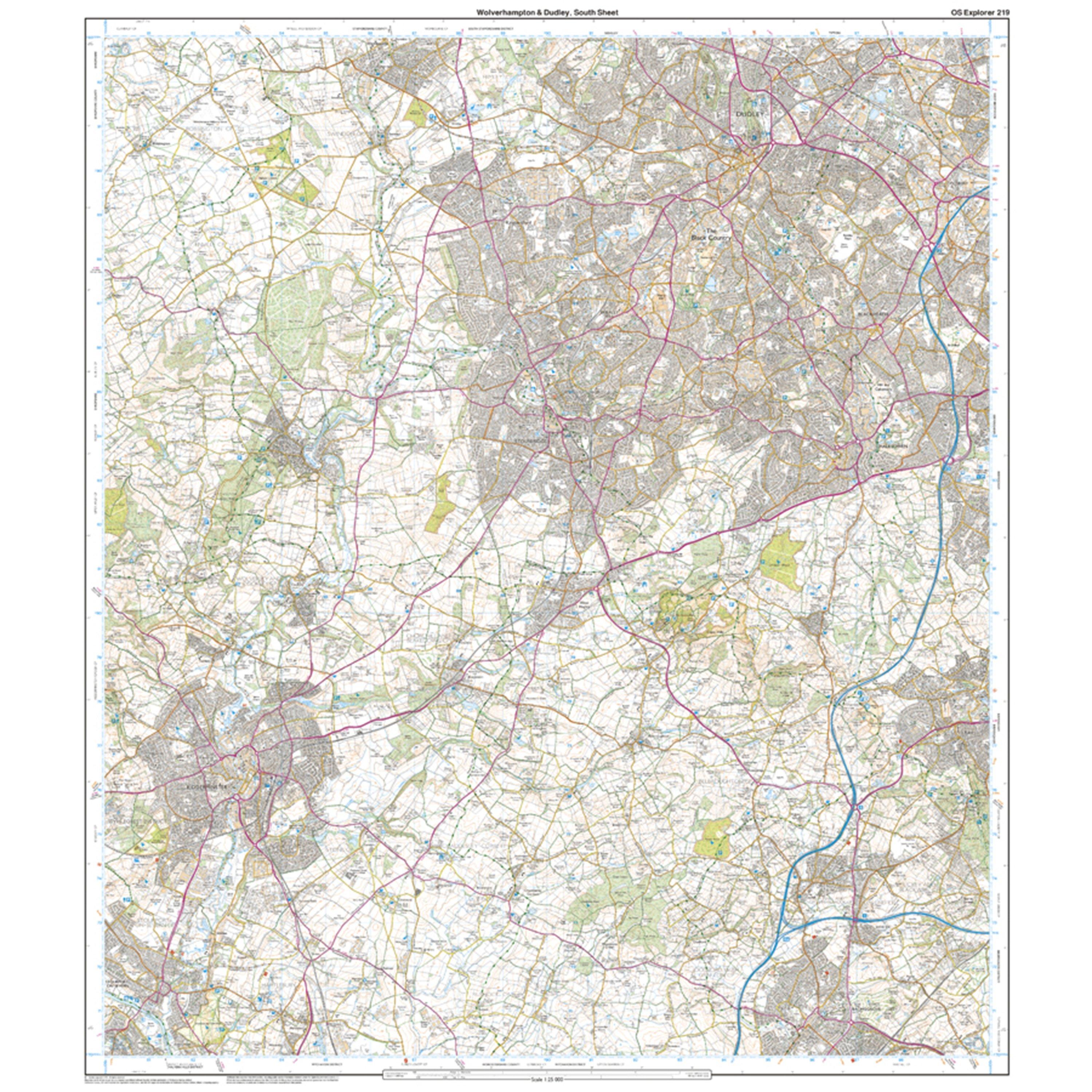 Explorer Active 219 Wolverhampton & Dudley Map With Digital Version