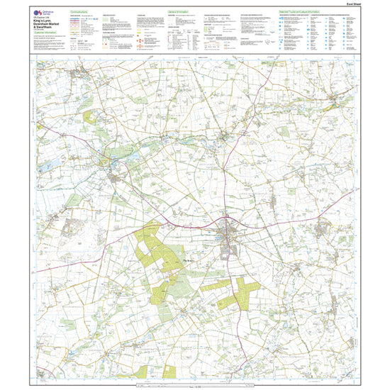 Explorer Active 236 King’s Lynn, Downham Market & Swaffham Map With Digital Version