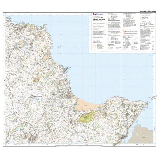Explorer Active 263 Anglesey East Map With Digital Version