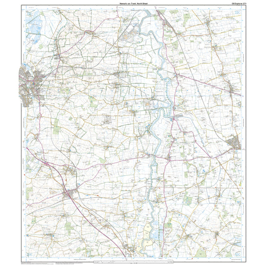 Explorer Active 271 Newark-on-Trent Map With Digital Version