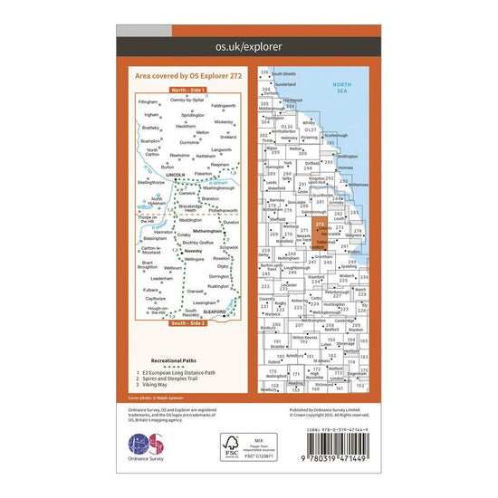 Explorer Active 272 Lincoln Map With Digital Version