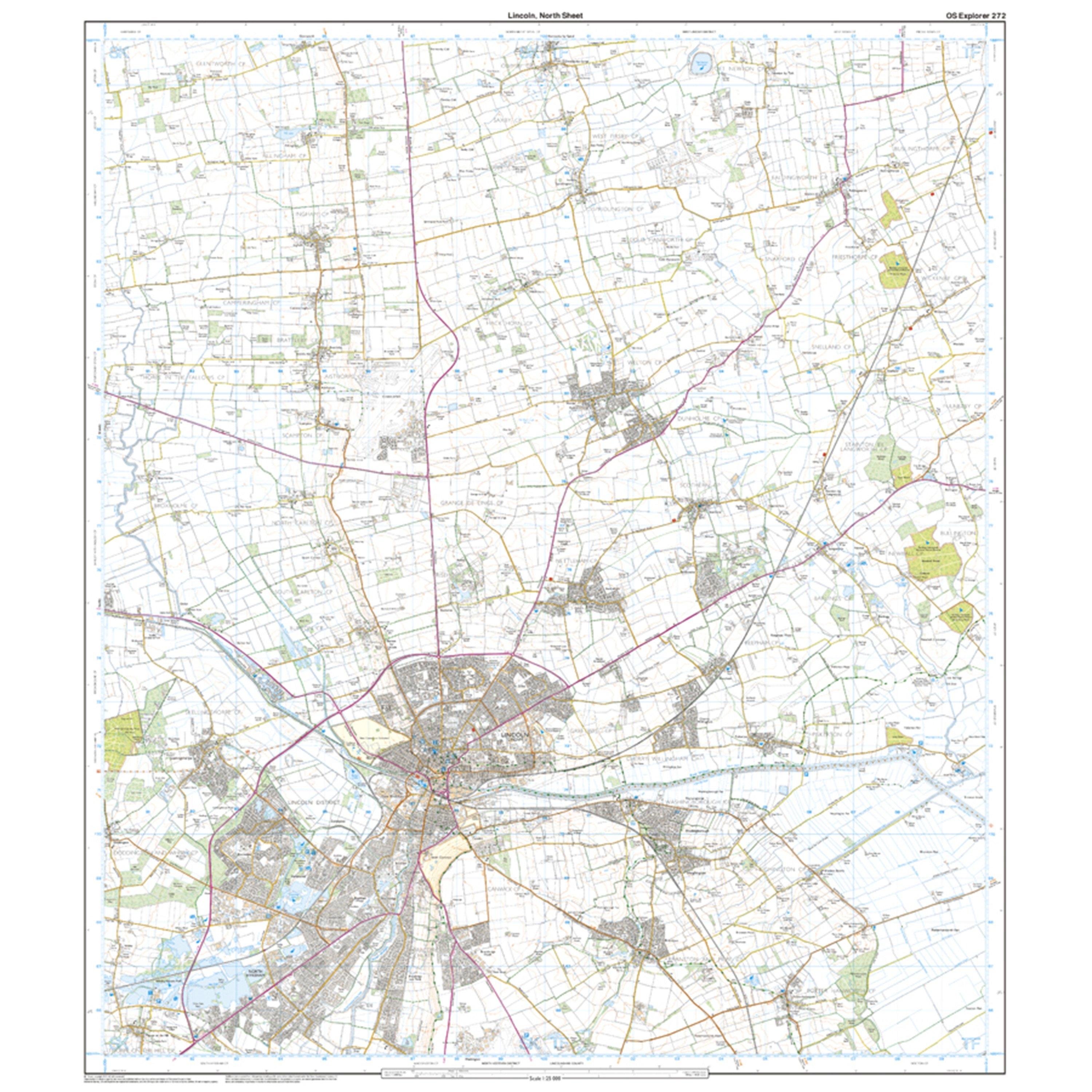Explorer Active 272 Lincoln Map With Digital Version