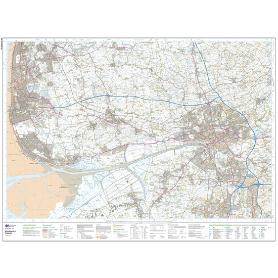 Explorer Active 286 Blackpool & Preston Map With Digital Version