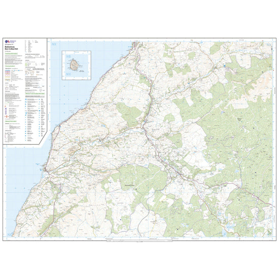 Explorer Active 317 Ballantrae, Barr & Barrhill Map With Digital Version
