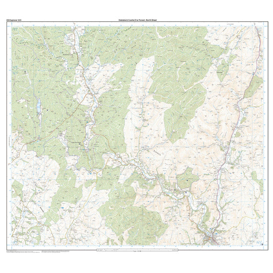 Explorer Active 323 Eskdale & Castle O’er Forest Map With Digital Version