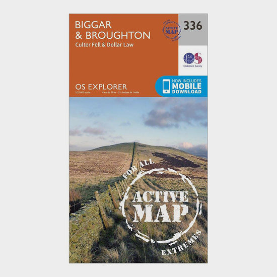Explorer Active 336 Biggar & Broughton Map With Digital Version