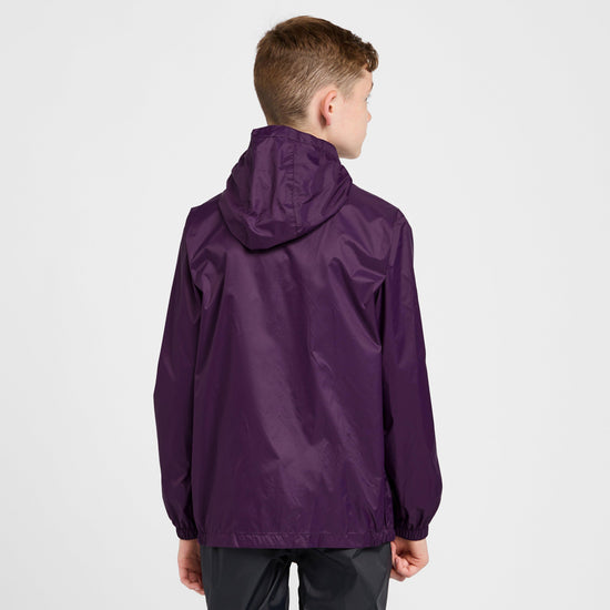 Kid’s Hooded Packable Waterproof Jacket