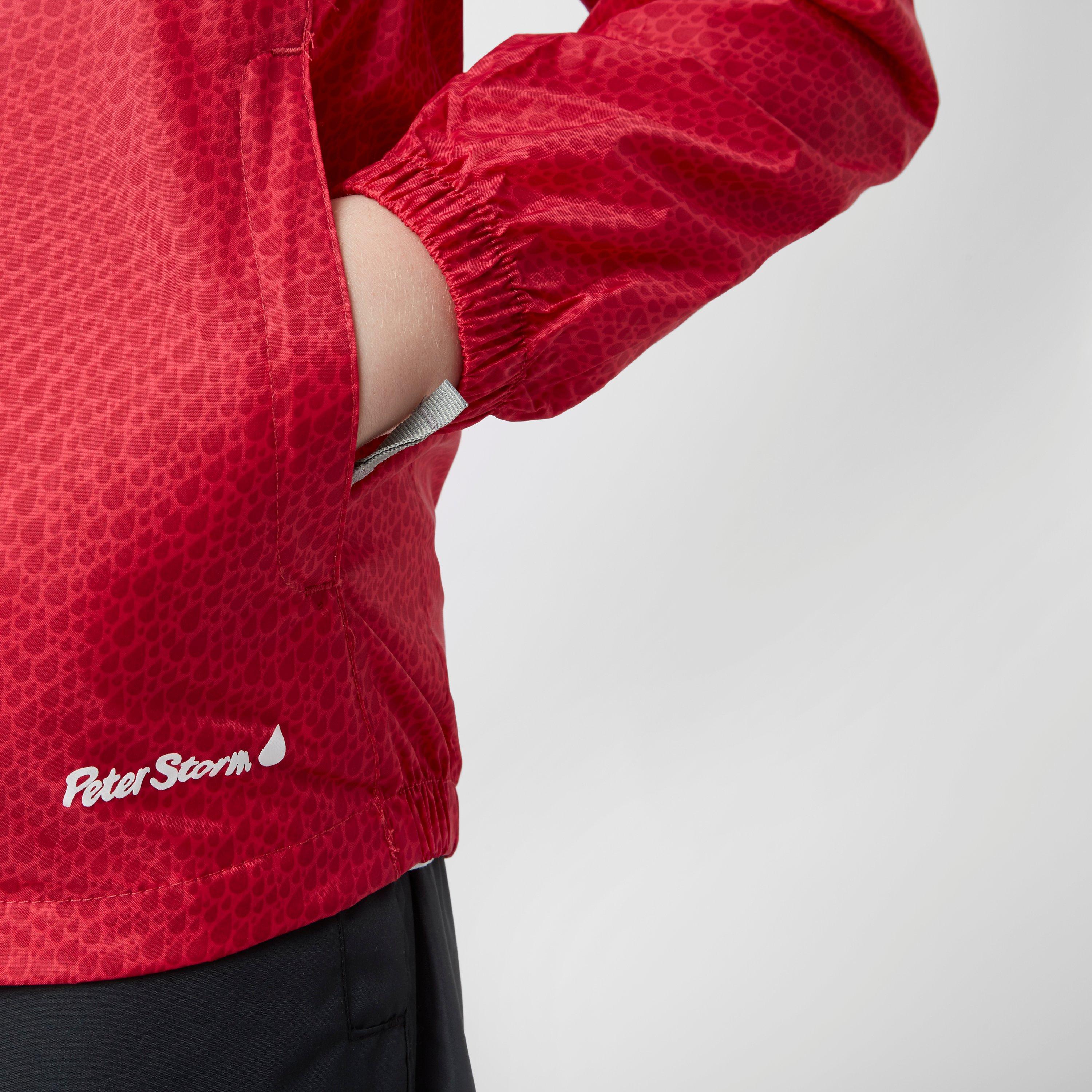 Kid’s Hooded Packable Waterproof Jacket