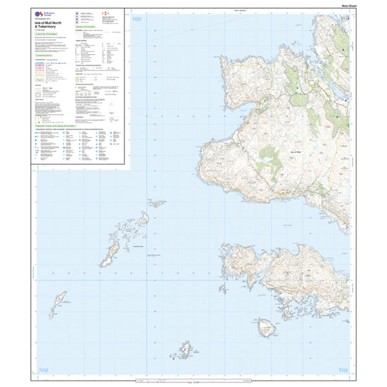 Explorer 374 Isle of Mull North & Tobermory Map With Digital Version