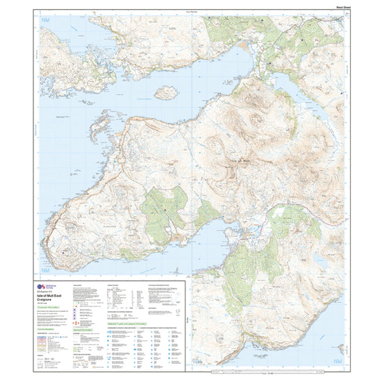 Explorer 375 Isle of Mull East Map With Digital Version