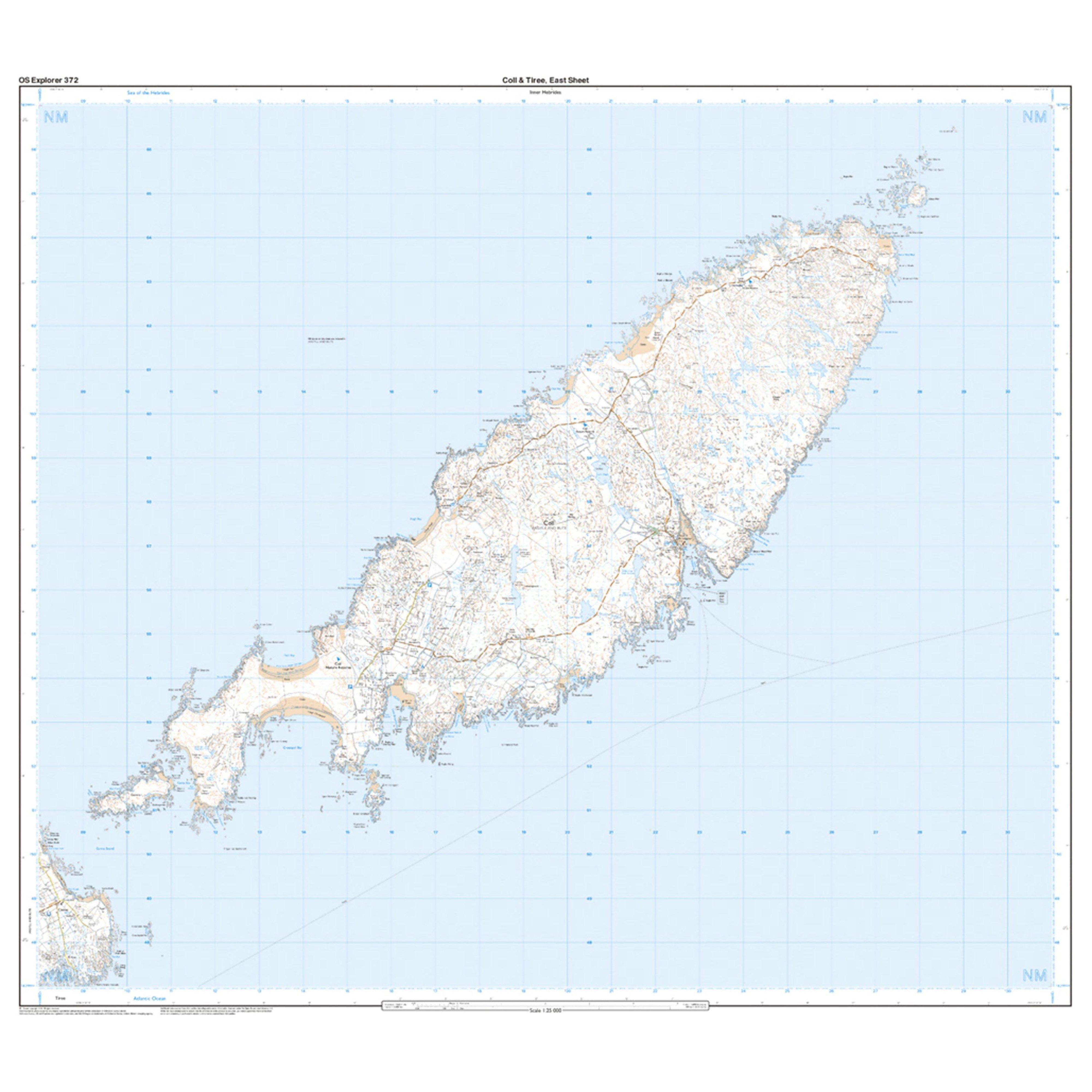 Explorer Active 372 Coll & Tiree Map With Digital Version
