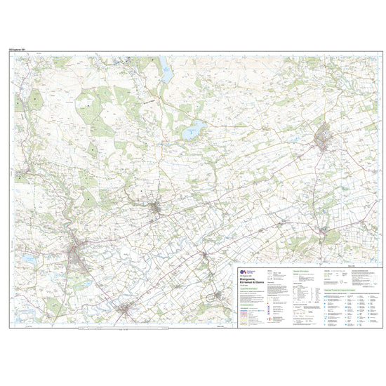 Explorer Active 381 Blairgowrie, Kirriemuir & Glamis Map With Digital Version