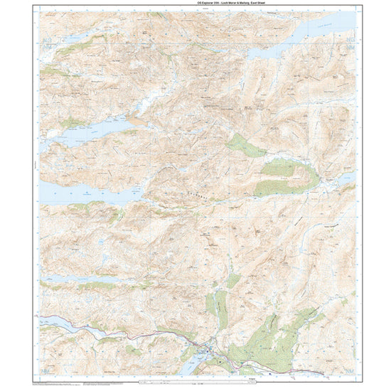 Explorer Active 398 Loch Morar & Mallaig Map With Digital Version