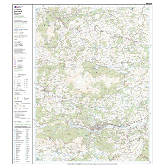Explorer Active 406 Aberdeen & Banchory Map With Digital Version