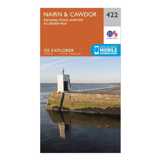 Explorer 422 Nairn & Cawdor Map With Digital Version