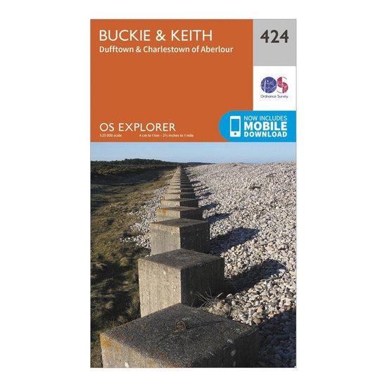 Explorer 424 Buckie & Keith Map With Digital Version