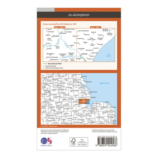 Explorer 261 Boston Map With Digital Version