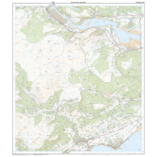 Explorer Active 438 Dornoch & Tain Map With Digital Version