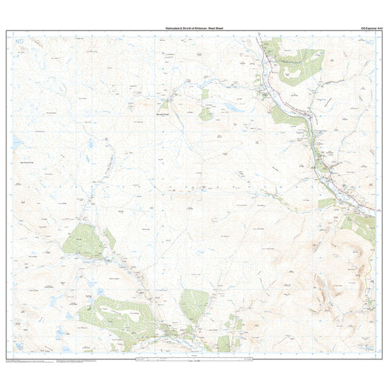 Explorer Active 444 Helmsdale & Strath of Kildonan Map With Digital Version