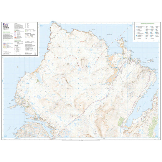 Explorer Active 446 Durness & Cape Wrath Map With Digital Version