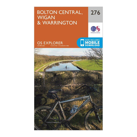 Explorer 276 Bolton, Wigan & Warrington Map With Digital Version