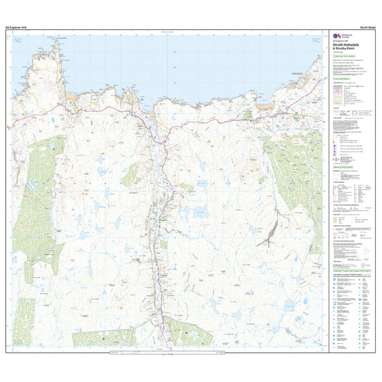 Explorer Active 449 Strath Halladale & Strathy Point Map With Digital Version