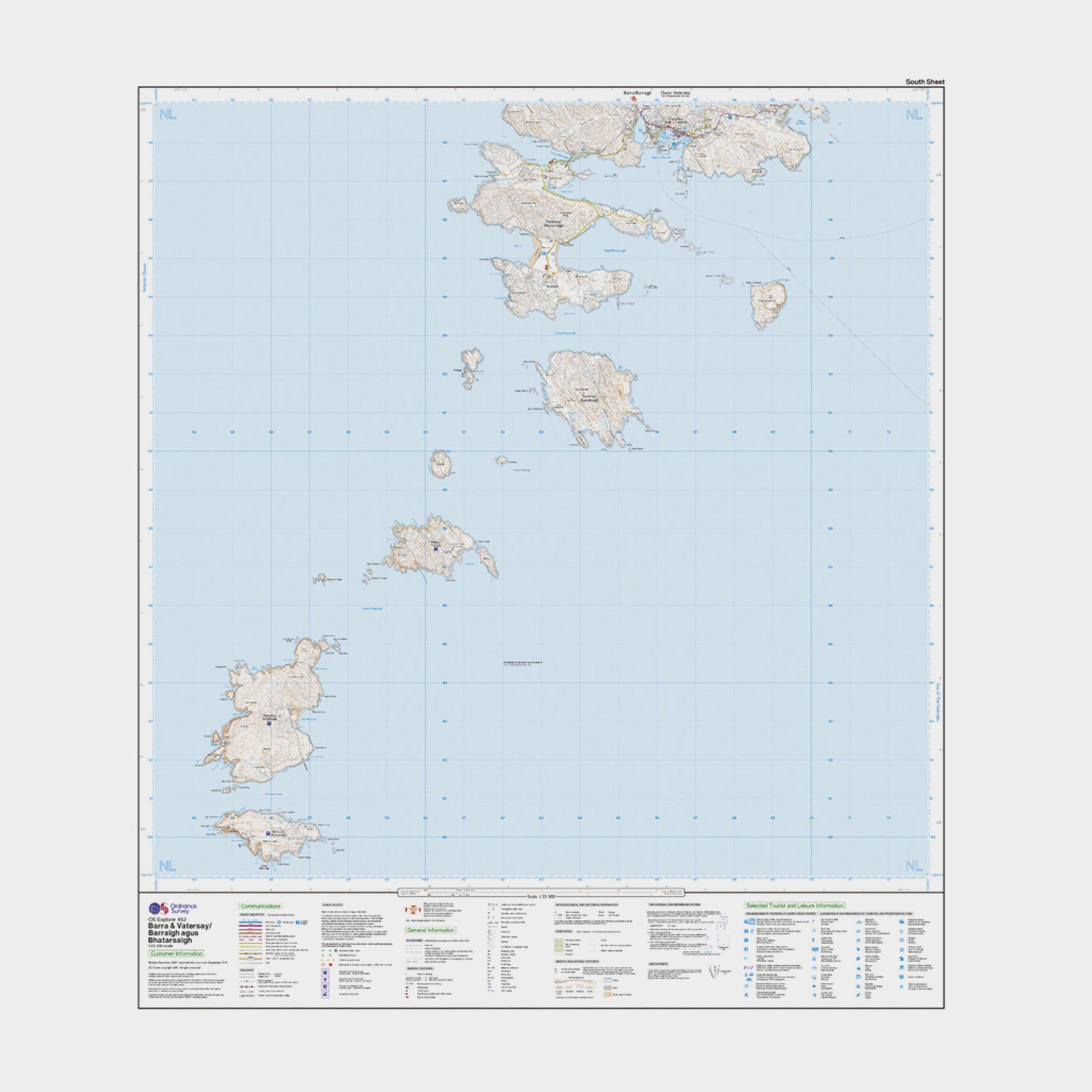 Explorer Active 452 Barra & Vatersay Map With Digital Version