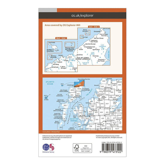 Explorer Active 460 North Lewis Map With Digital Version