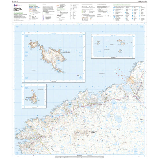 Explorer Active 460 North Lewis Map With Digital Version