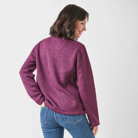 Women’s Knit Look Bonded Fleece