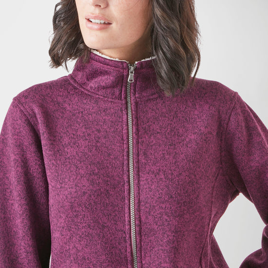 Women’s Knit Look Bonded Fleece