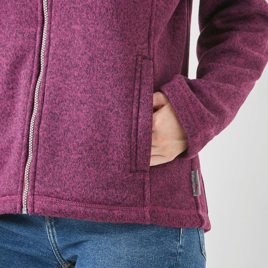 Women’s Knit Look Bonded Fleece