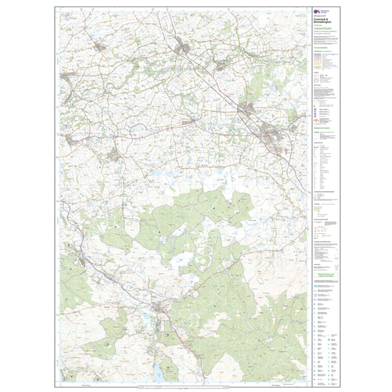 Explorer 327 Cumnock & Dalmellington Map With Digital Version