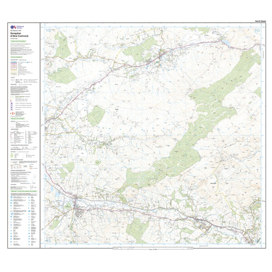 Explorer 328 Sanquhar & New Cumnock Map With Digital Version
