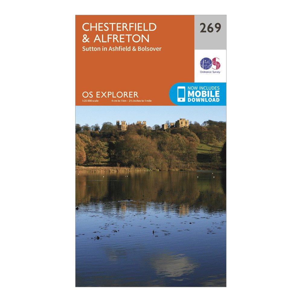 Explorer 269 Chesterfield & Alfreton Map With Digital Version