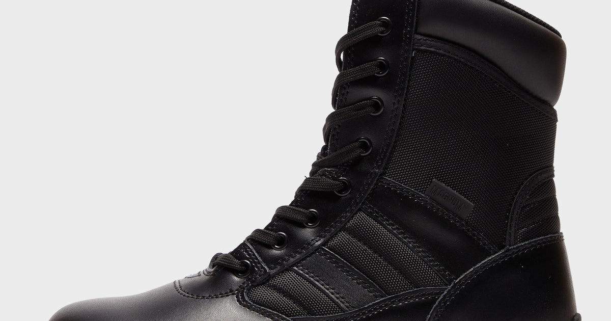Magnum Tactical/Work Panther Size 9 Zip Leather & Nylon Boots - 7127 Black Magnum Men main image 4