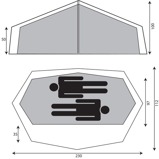 Zephyros 2 Man Technical Tent