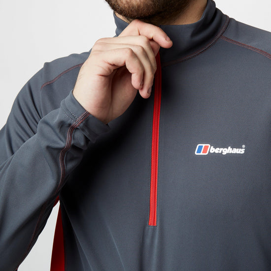 Men's Tech Long Sleeve Zip Tee