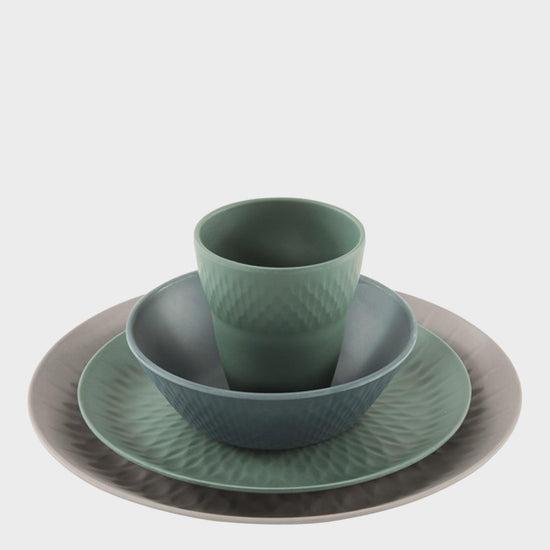 Lotus Bamboo 2-Person Dinner Set