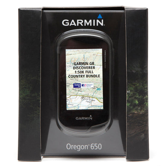 Oregon 650 GPS Discoverer™ Bundle (with GB 1:50K Map)